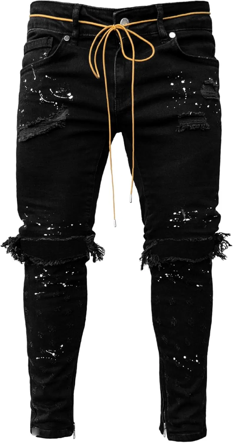 Джинсы ковбойские Slim Fit, черный
