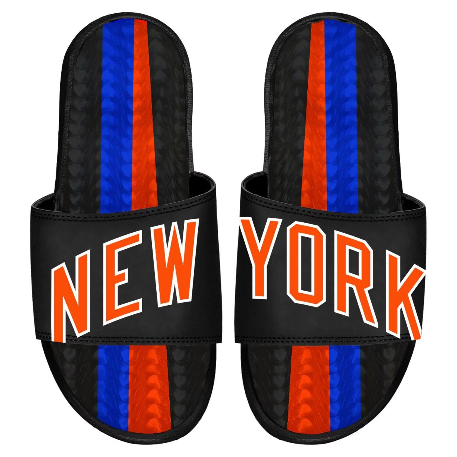 

Черные гелевые шлепанцы ISlide New York Knicks 2022/23 City Edition