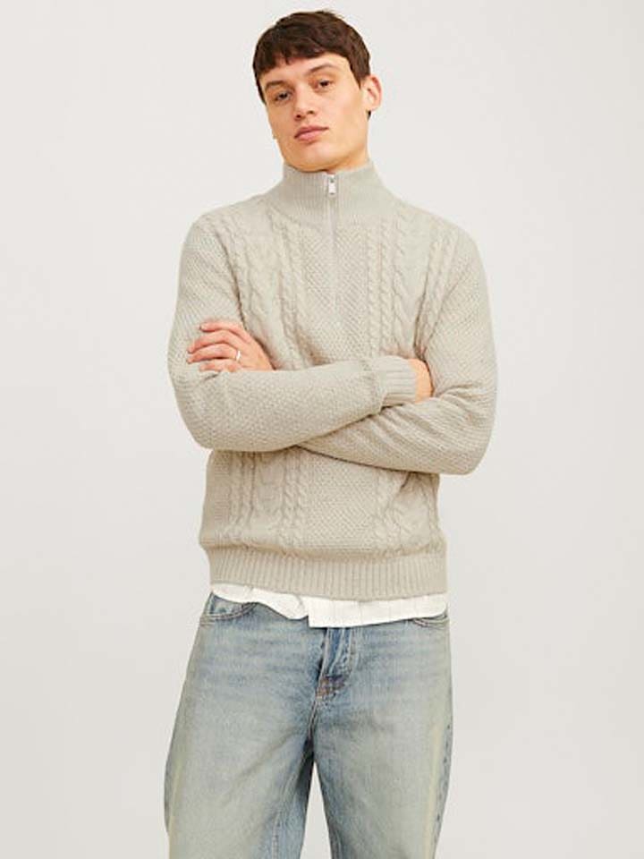 

Пуловер Jack & Jones Pullover, бежевый