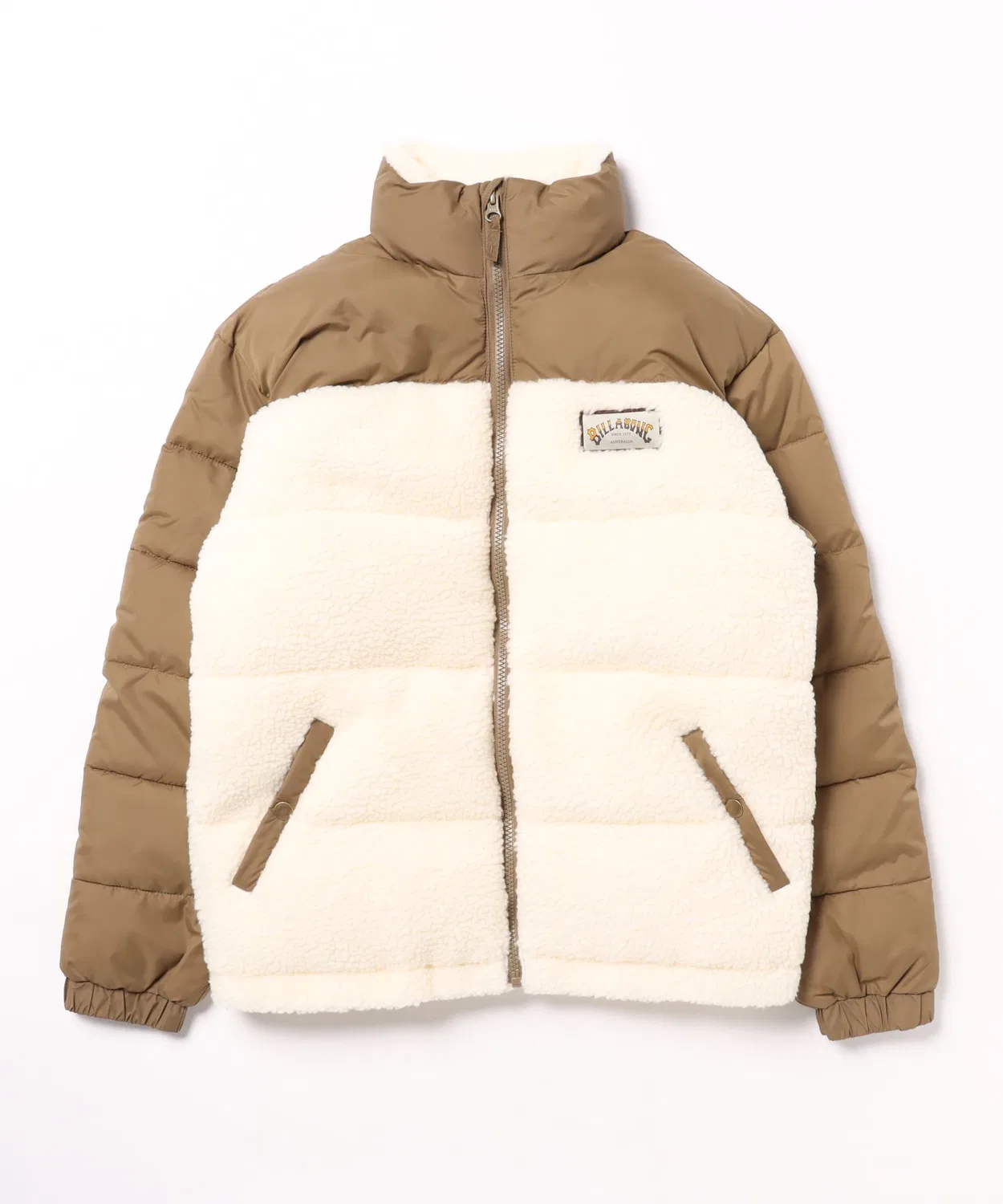 Детская куртка BILLABONG BOA FLEECE PUFF JK, коричневая