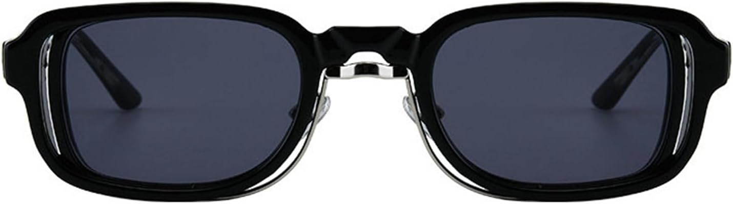 

Солнцезащитные очки Helena Retro Small Square для женщин и мужчин, модные черные, в металлической оправе, прямоугольные, с градиентным переходом цвета, защита от ультрафиолета UV400, C2