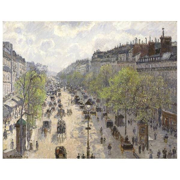 

Картина на холсте LegendArte Boulevard Montmartre, многоцветный