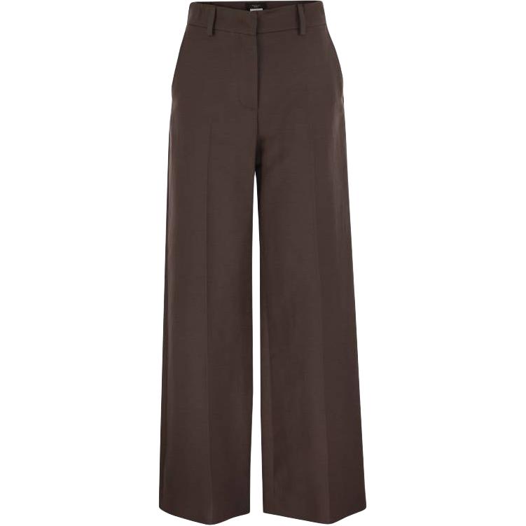 

Женские повседневные брюки fw25 WEEKEND MaxMara, коричневый