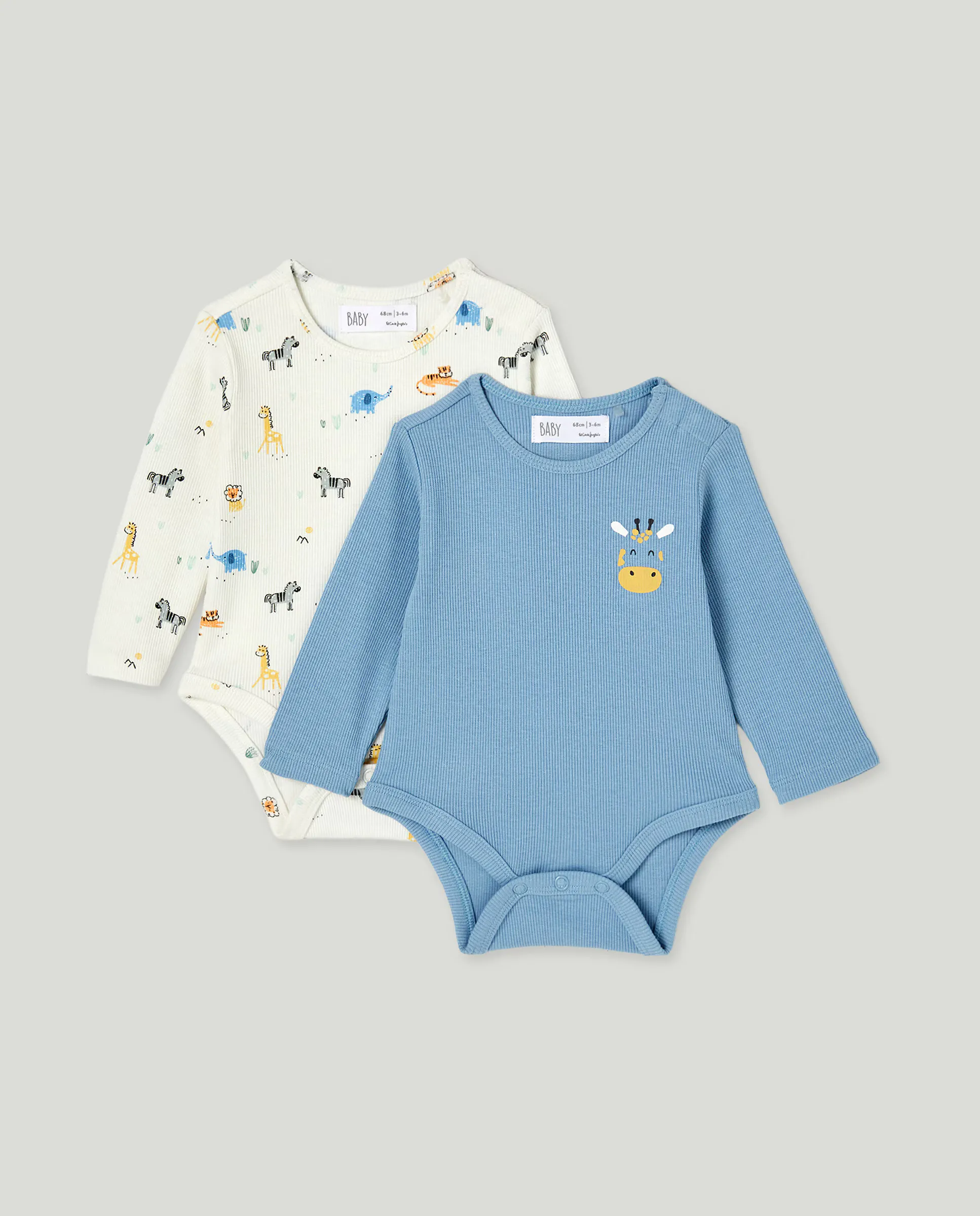 

Боди для младенцев с длинными рукавами и гладкой тканью Baby El Corte Inglés, темно-синий