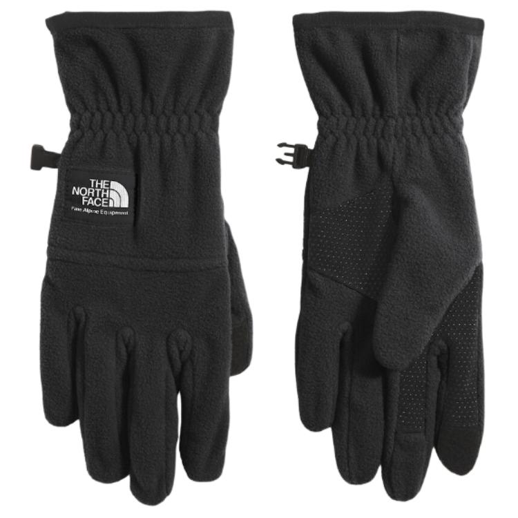 

THE NORTH FACE Переработанные полиэстеровые эластановые трикотажные перчатки унисекс черные, Black