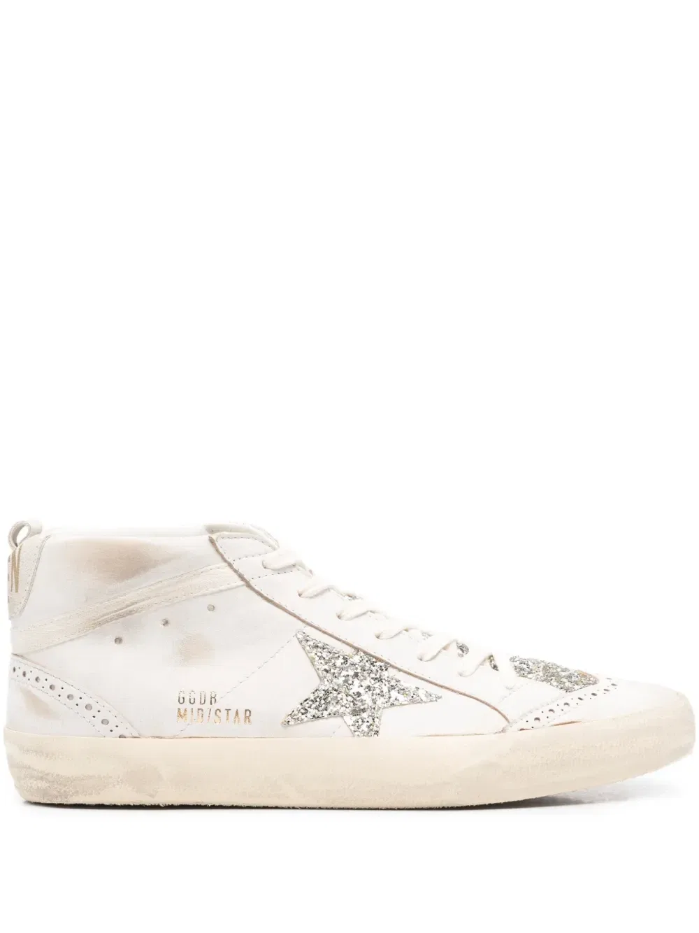 Кеды Mid Star на шнуровке GOLDEN GOOSE, бежевый
