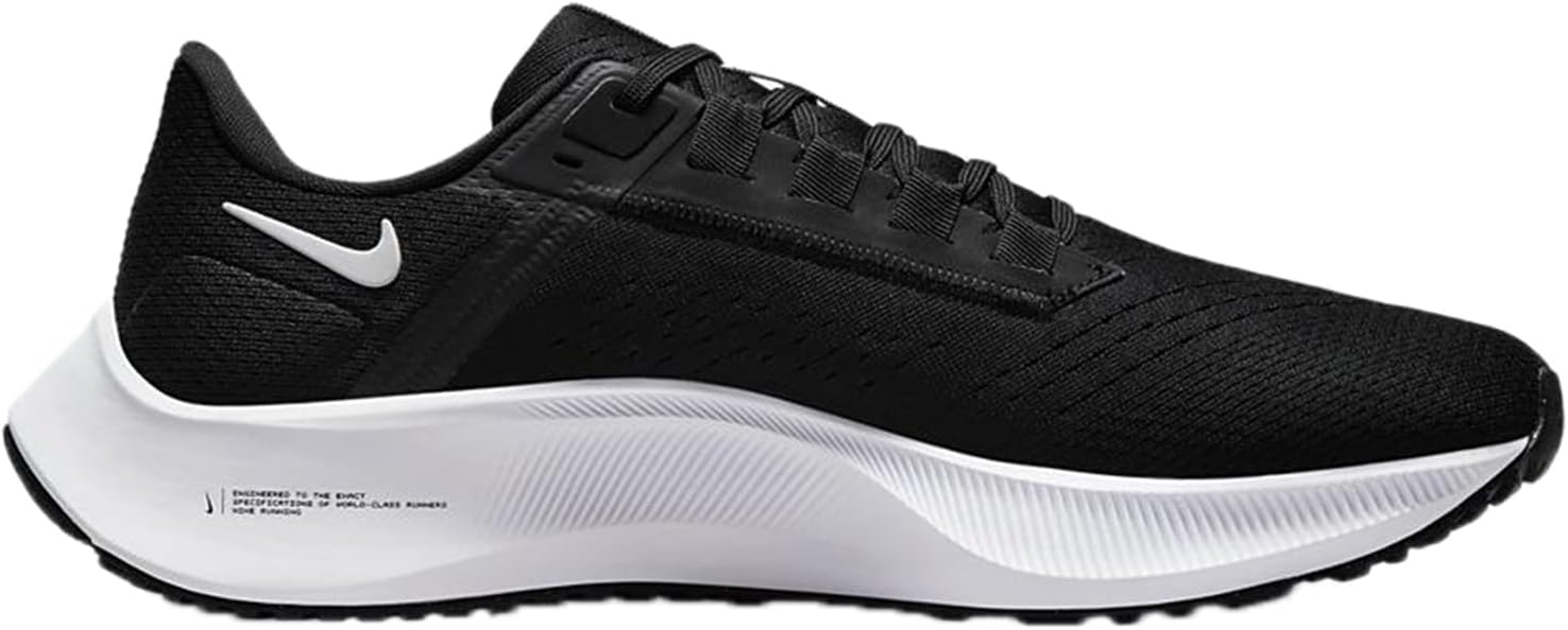 Мужские легкие кроссовки Nike Air Zoom Structure 22, белый/черный — фото 3