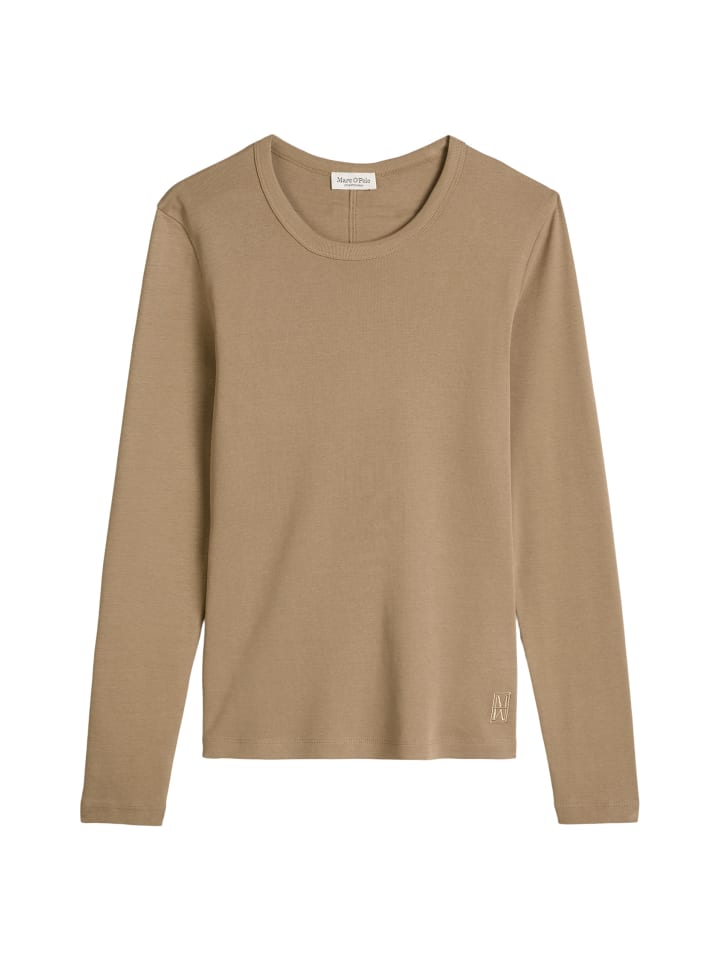 

Marc O'Polo Футболка с длинным рукавом, стандартный размер, цвет «Мягкий мокко»