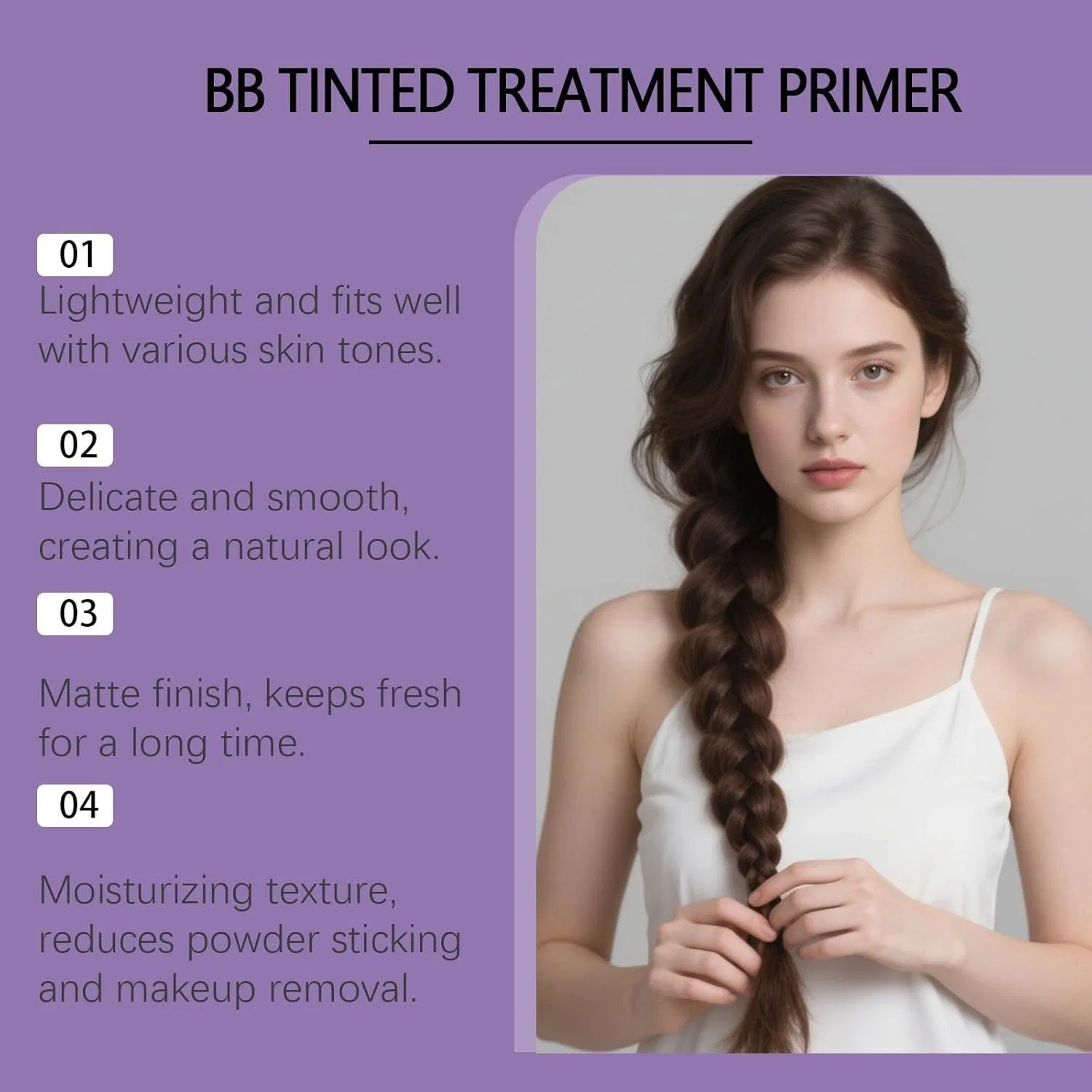 Тональный BB-крем с SPF 30 и кистью Generisch, 2 Sets — фото 4