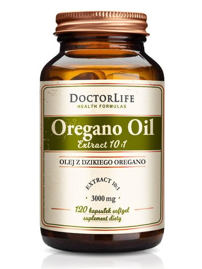 

Doctor Life Oregano Oil масло дикого орегано 3000мг Добавка 120 капсул Inna marka