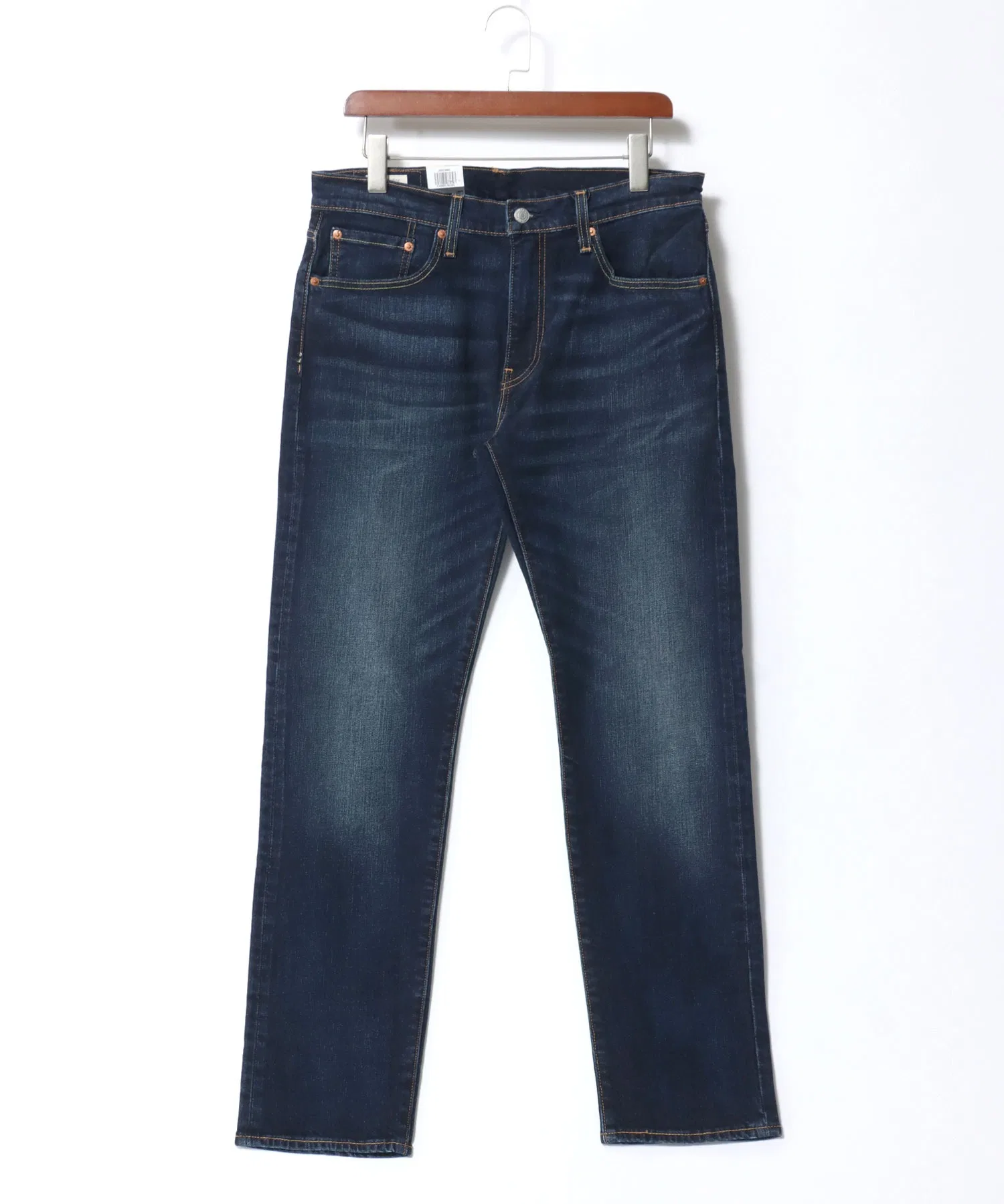 Джинсы Levi's 502 TAPER зауженного кроя / Винтажная стирка, стандартный зауженный крой, эластичный деним. — фото 4