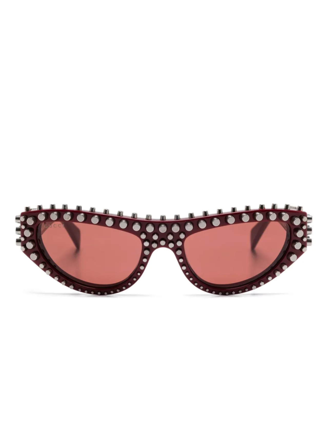 

Солнцезащитные очки в оправе «кошачий глаз» Gucci Eyewear, красный