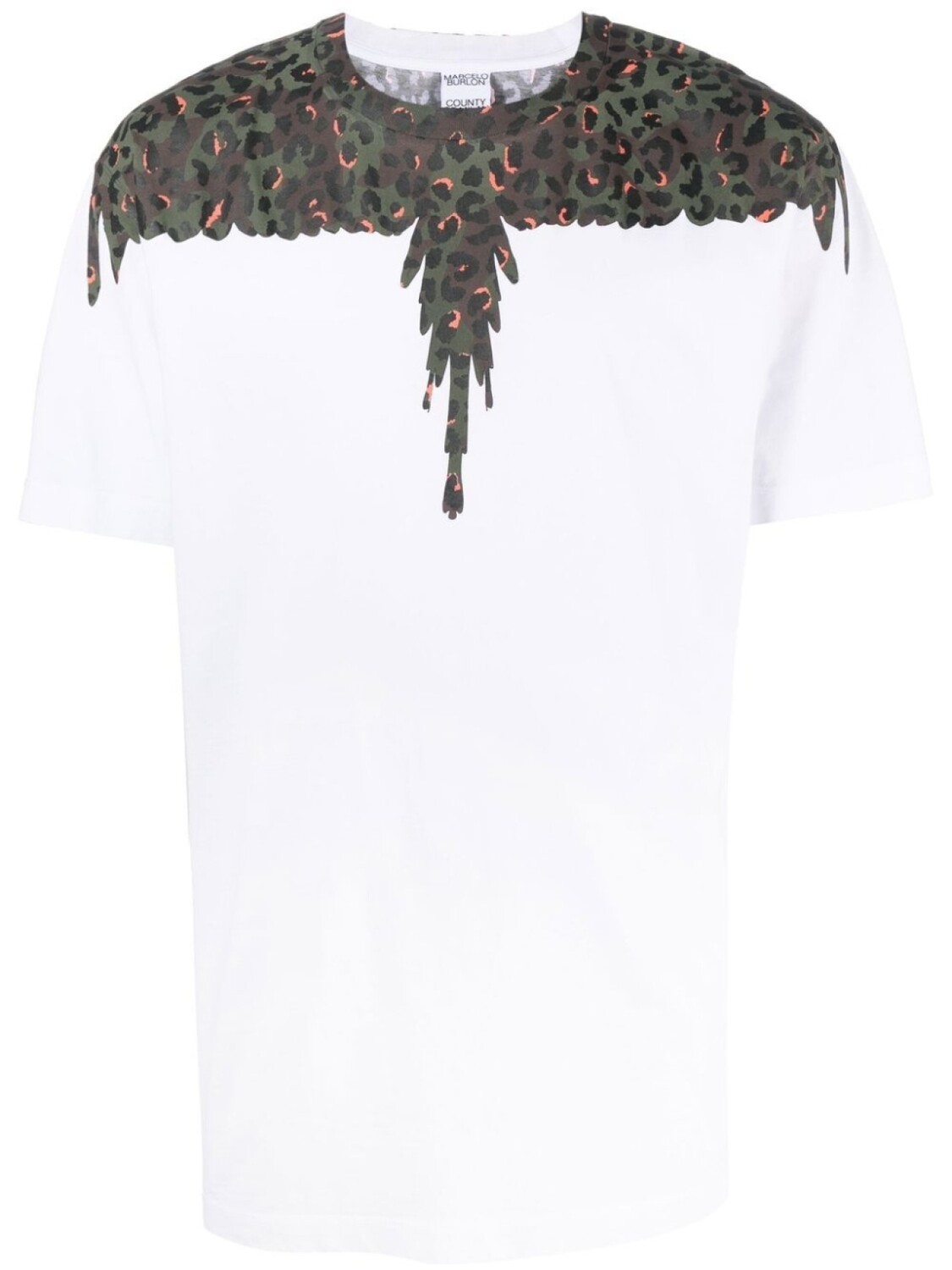 

Marcelo Burlon County of Milan футболка с принтом Animalier Wings, белый