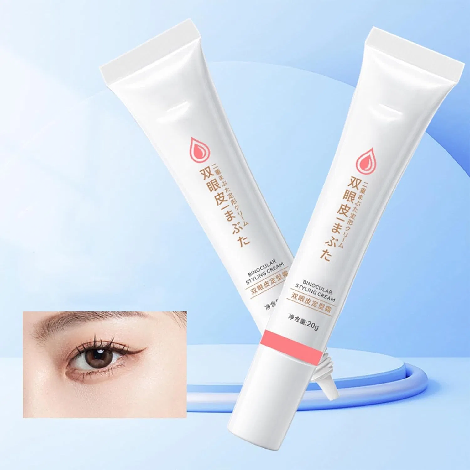 Крем для создания двойного века Natural Invisible Iffany, 3 Pieces. — фото 2