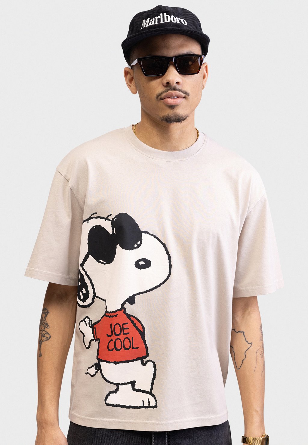 

Футболка с принтом SNOOPY SUN TEE Redefined Rebel, бежевый