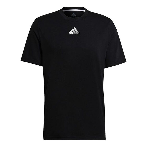 

Футболка sprt4ia g t leisure sports short sleeve men's black Adidas, черный