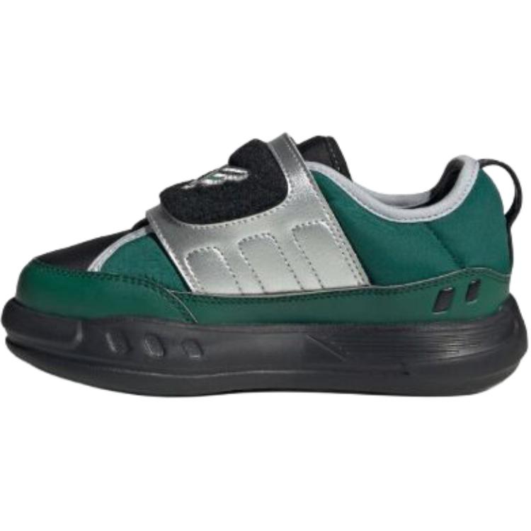 Adidas Скользоустойчивые термообуви Rebound низкие повседневные Green Silver детские — фото 3