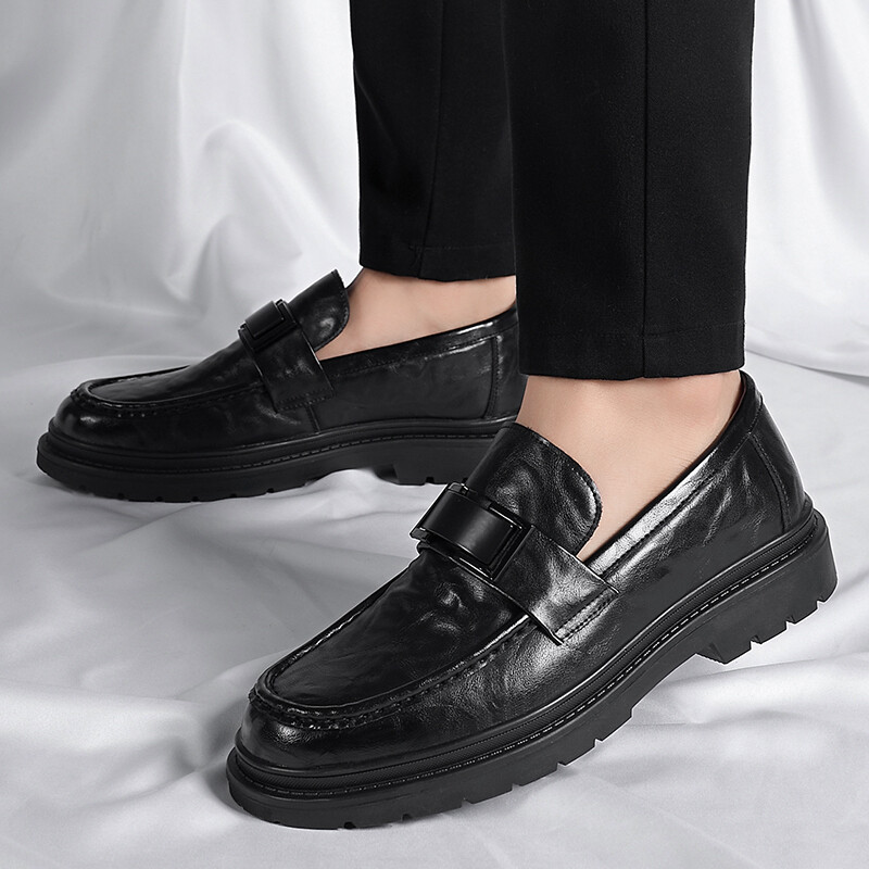 Туфли мужские Men"s Casual Men Low-Top Shanpijiang, черный — фото 3