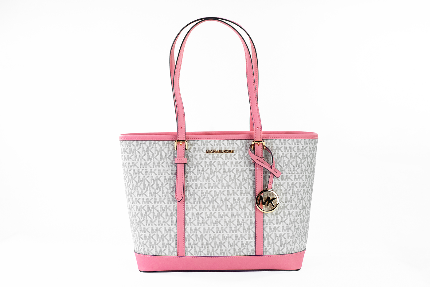 

Сумка-тоут через плечо Jet Set Travel Small Primrose Multi из ПВХ Michael Kors