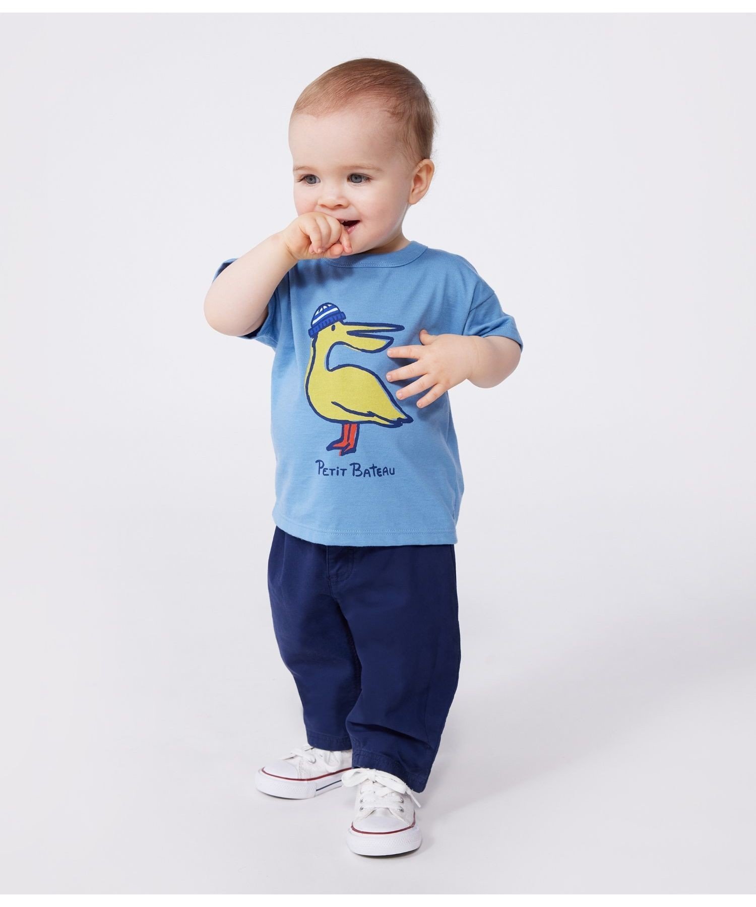 Футболка с коротким рукавом PETIT BATEAU, Blue — фото 3