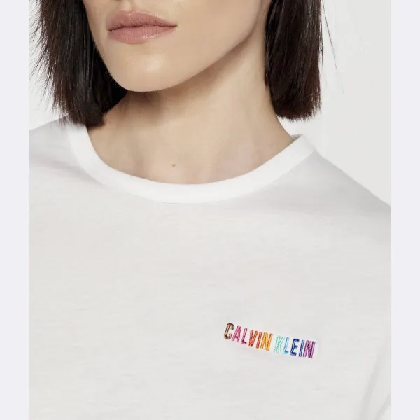 Топ свободного кроя Calvin Klein, белый — фото 4