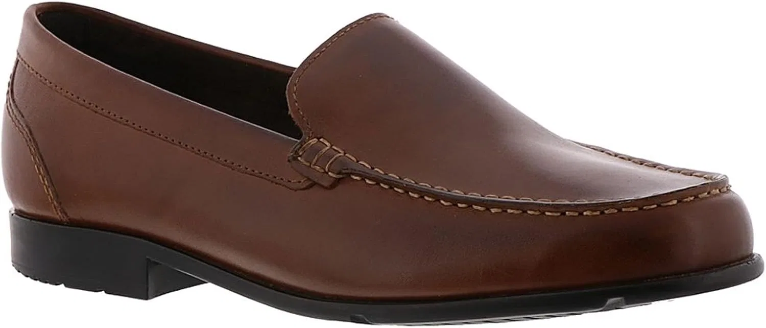 Мужские лоферы Rockport Classic Loafer Vene Black V76191 на шнуровке — фото 2