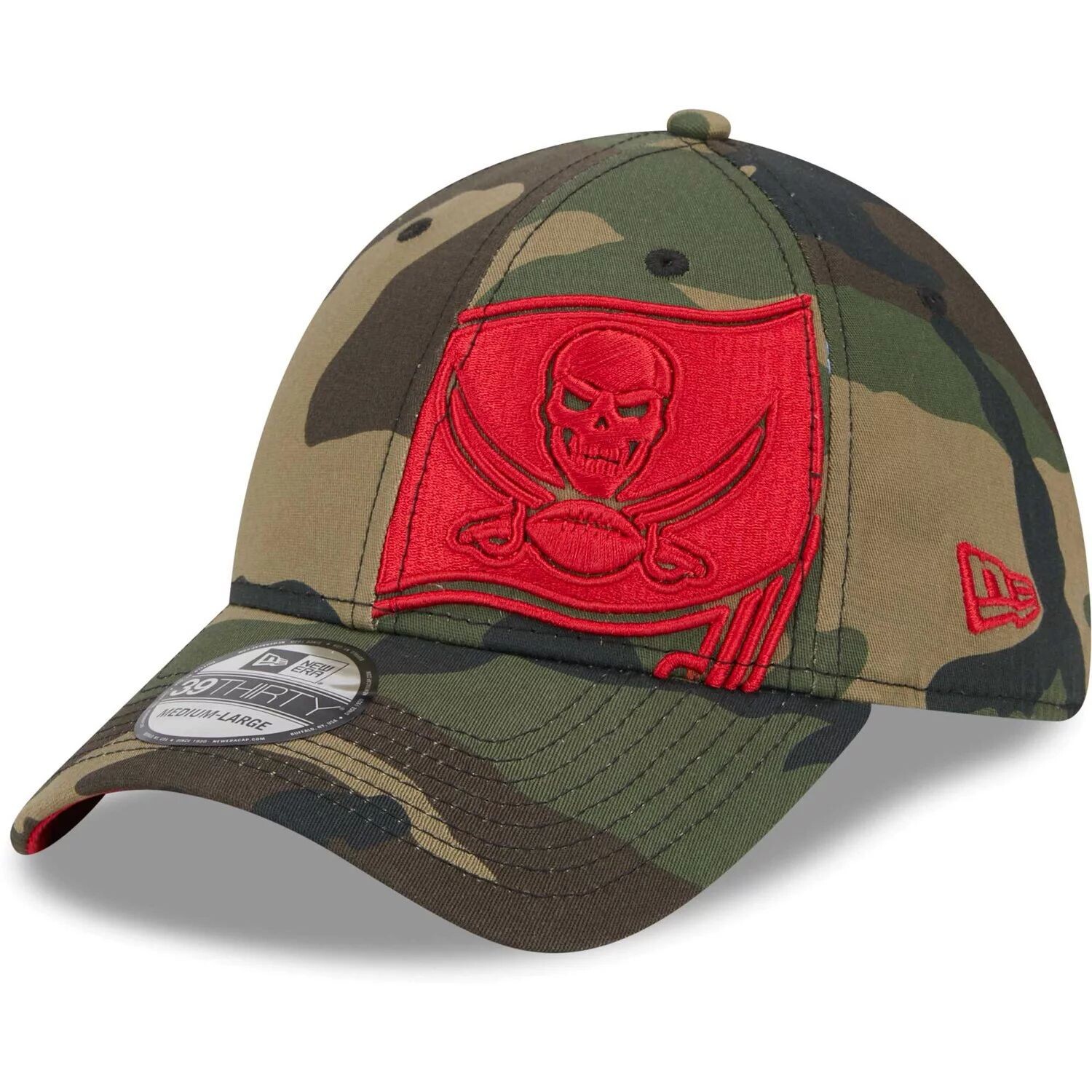 

Мужская кепка New Era Camo Tampa Bay Buccaneers Punched Out 39THIRTY Flex Hat