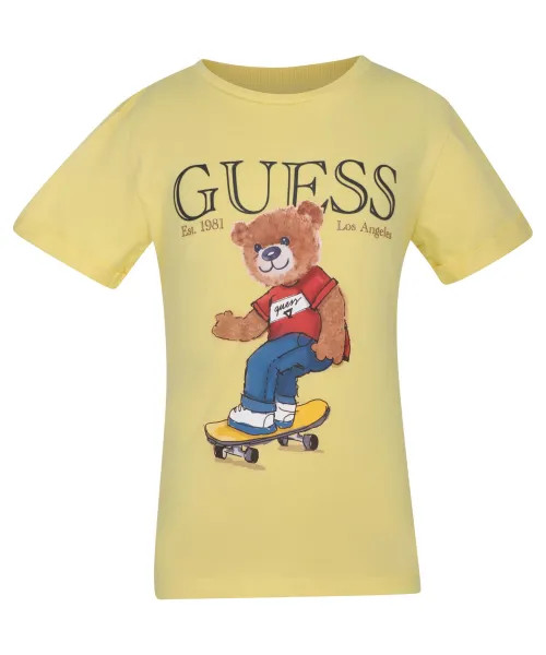 

Футболка Regular fit Guess, желтый