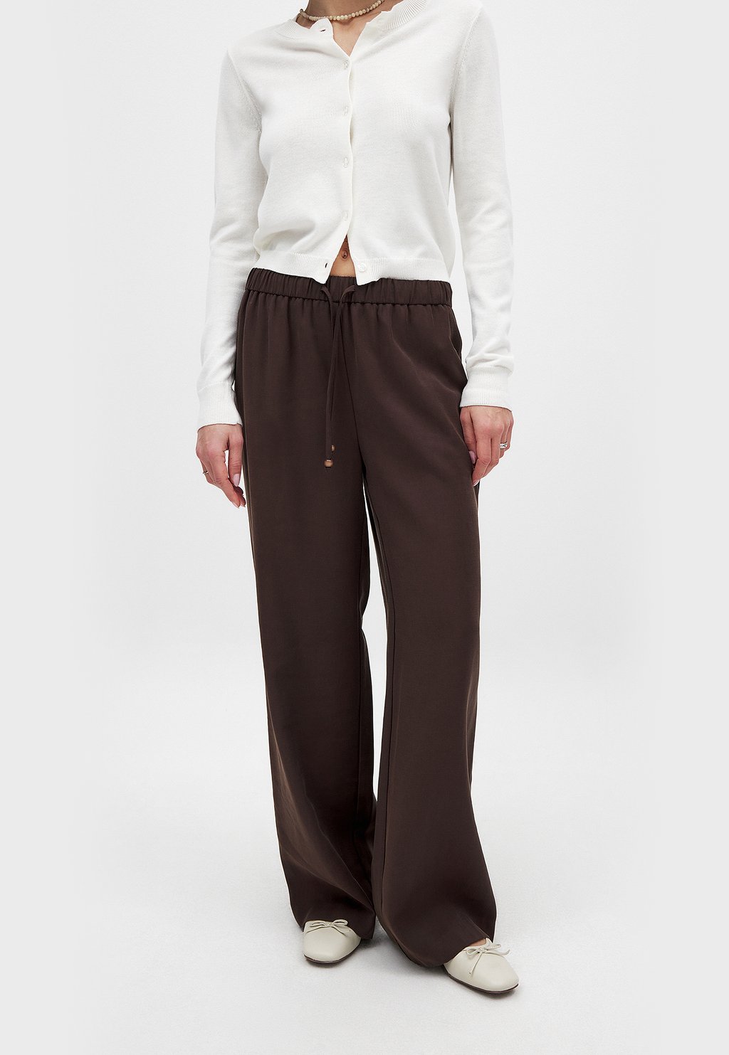 

Спортивные штаны WIDE LEG NA-KD, коричневый