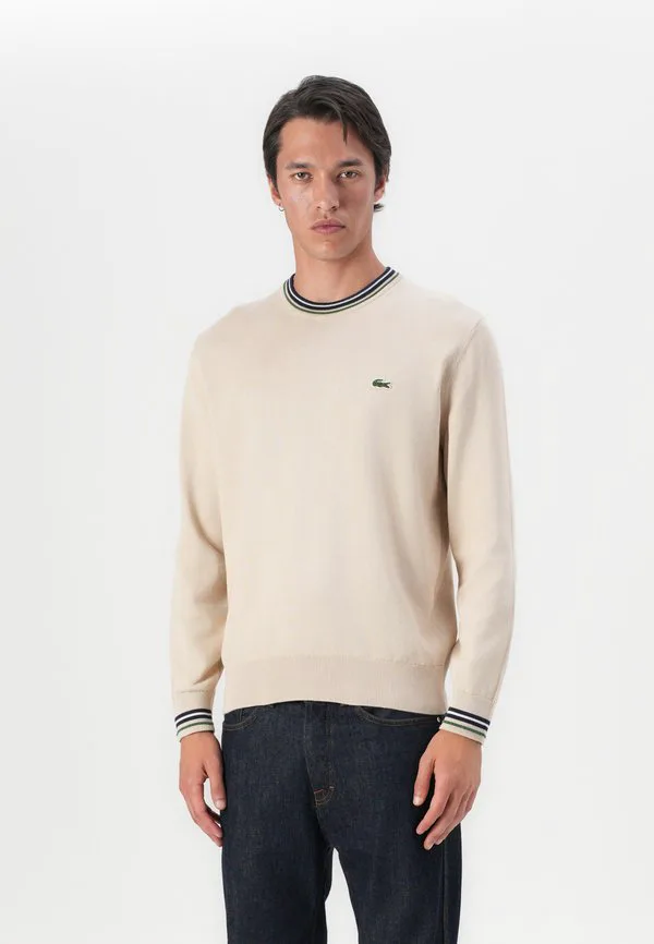 Джемпер Lacoste Viennese/темно-синий, мужской, круглый вырез, хлопок