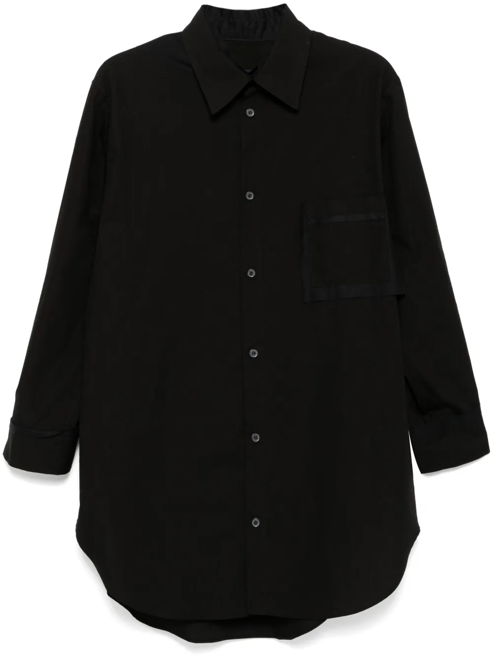 

Рубашка на пуговицах Yohji Yamamoto, черный