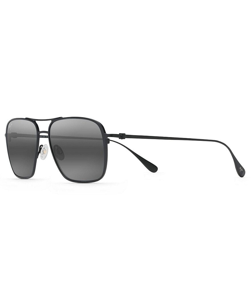 

Maui Jim Beaches Солнцезащитные очки-авиаторы PolarizedPlus2 57 мм, черный