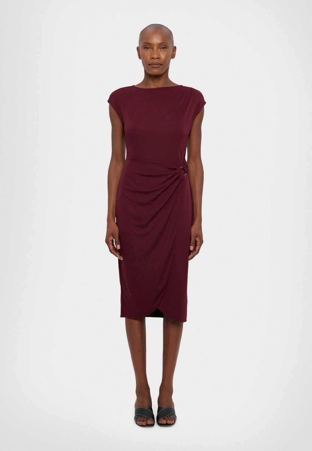 

Платье-футляр ATALIE SHORT SLEEVE DAY DRESS Lauren Ralph Lauren, Бордо