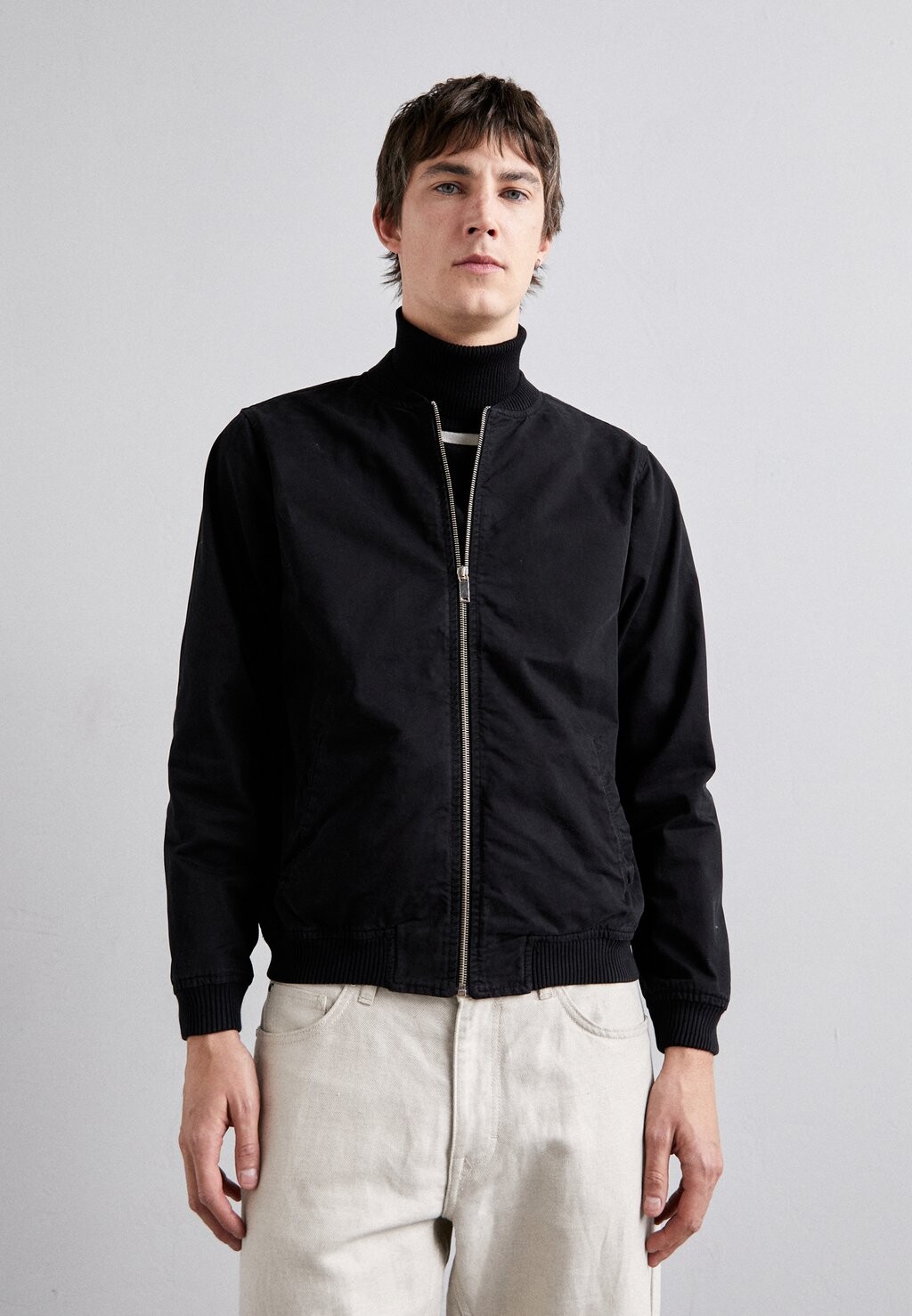 

Куртка-бомбер JACKET STUDIO ID, цвет black