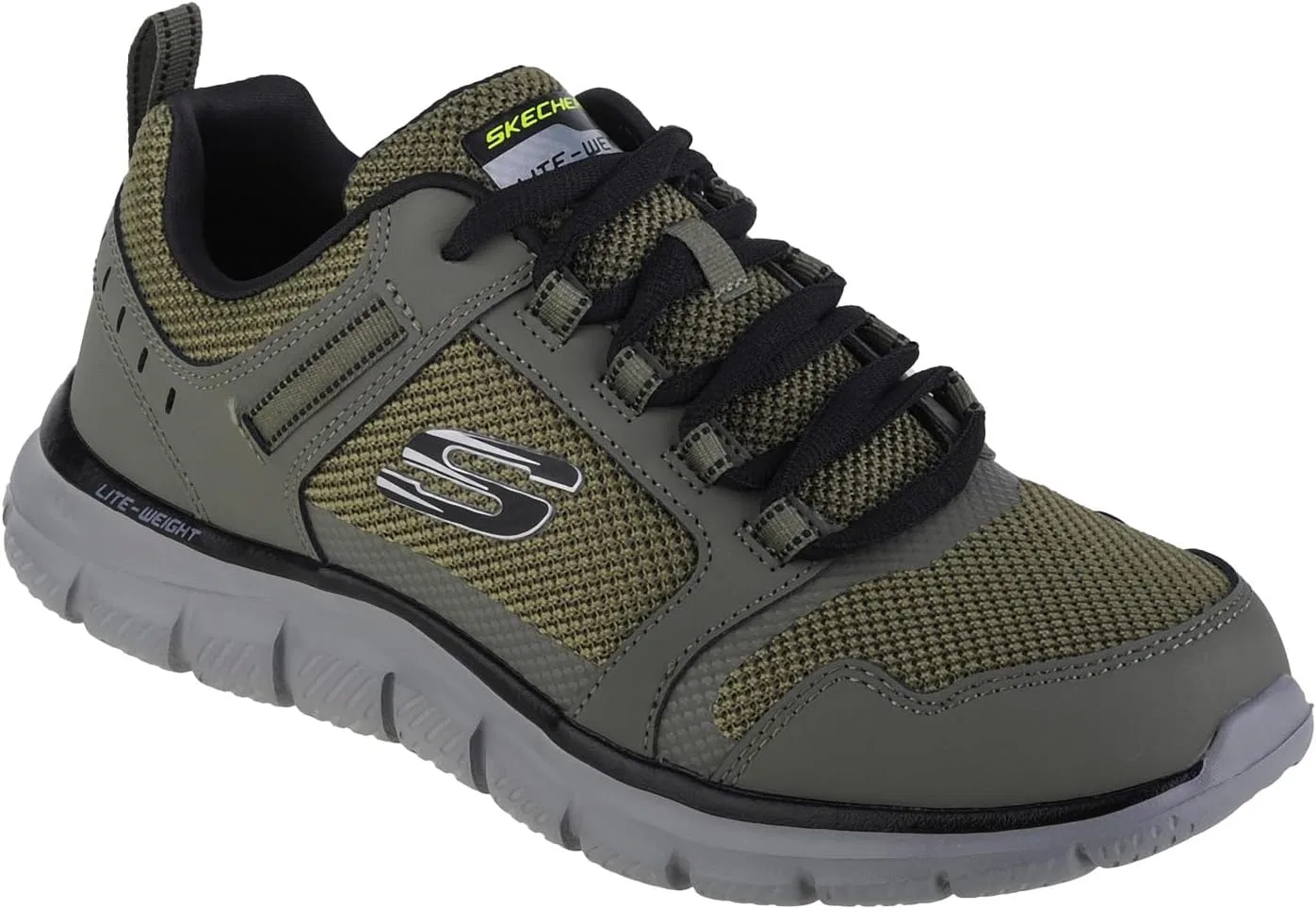 Мужские кроссовки Skechers Burns 52635-bbk, Green — фото 2