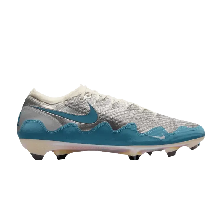 Кроссовки Patta x Nike Mercurial Zoom Vapor 16 Elite FG 'Waves Pack Noise Aqua', белый