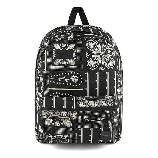 

Сумка fashion printed backpack 'black white' Vans, черный