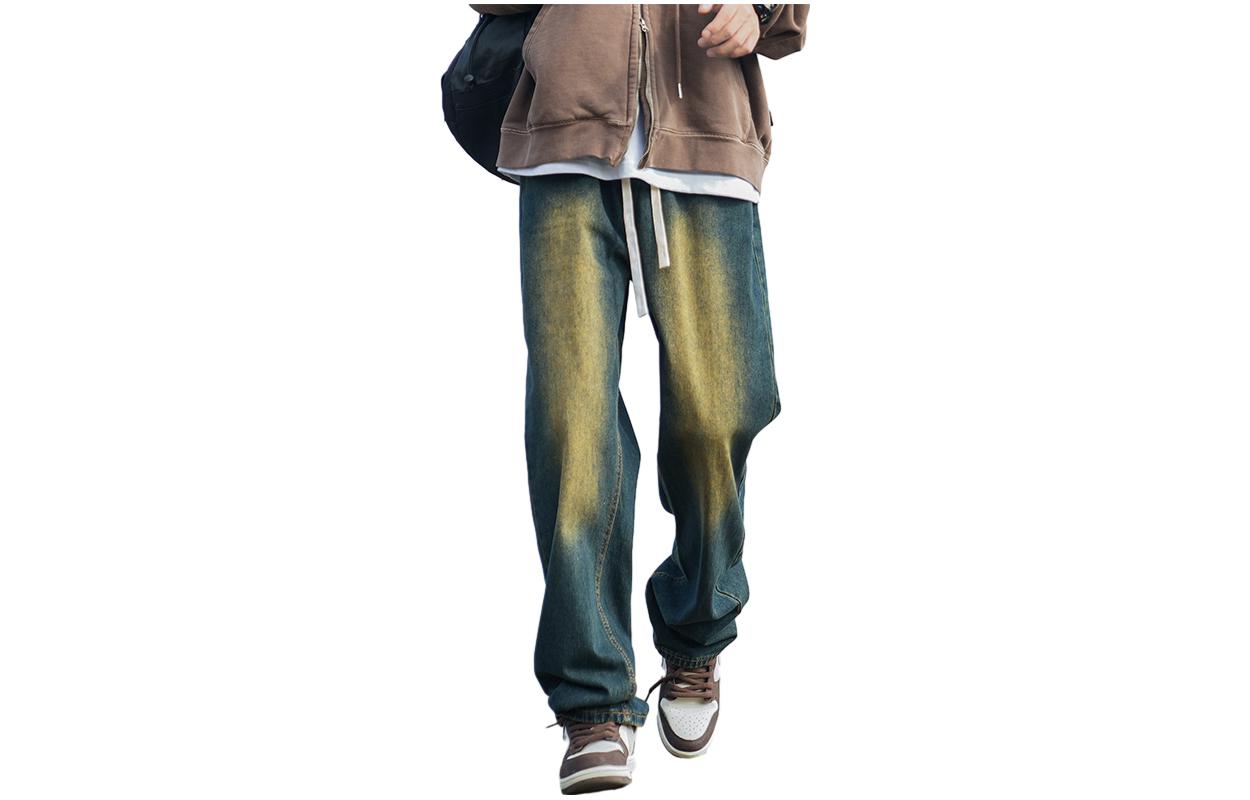

Джинсы унисекс MONTVOO, Distressed Yellow Mud (Fleece-Lined)