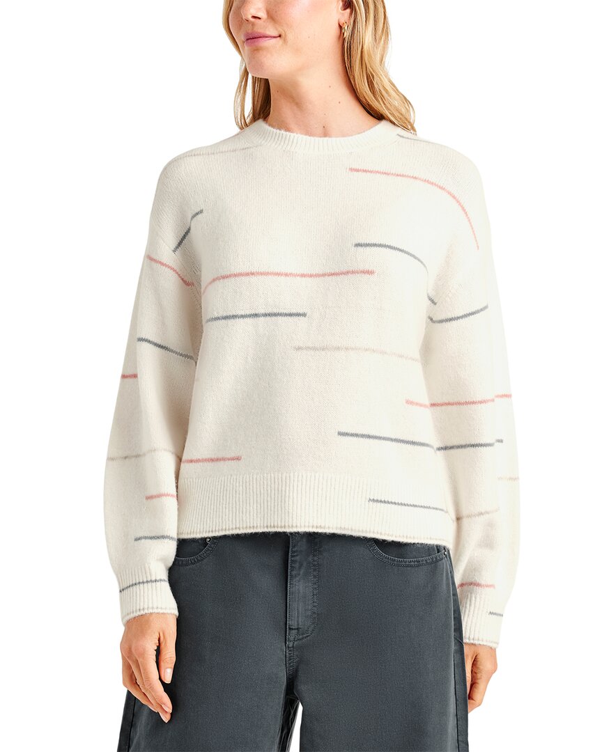 

Великолепный свитер Quinn Stripe из смеси шерсти и альпаки Splendid, коричневый