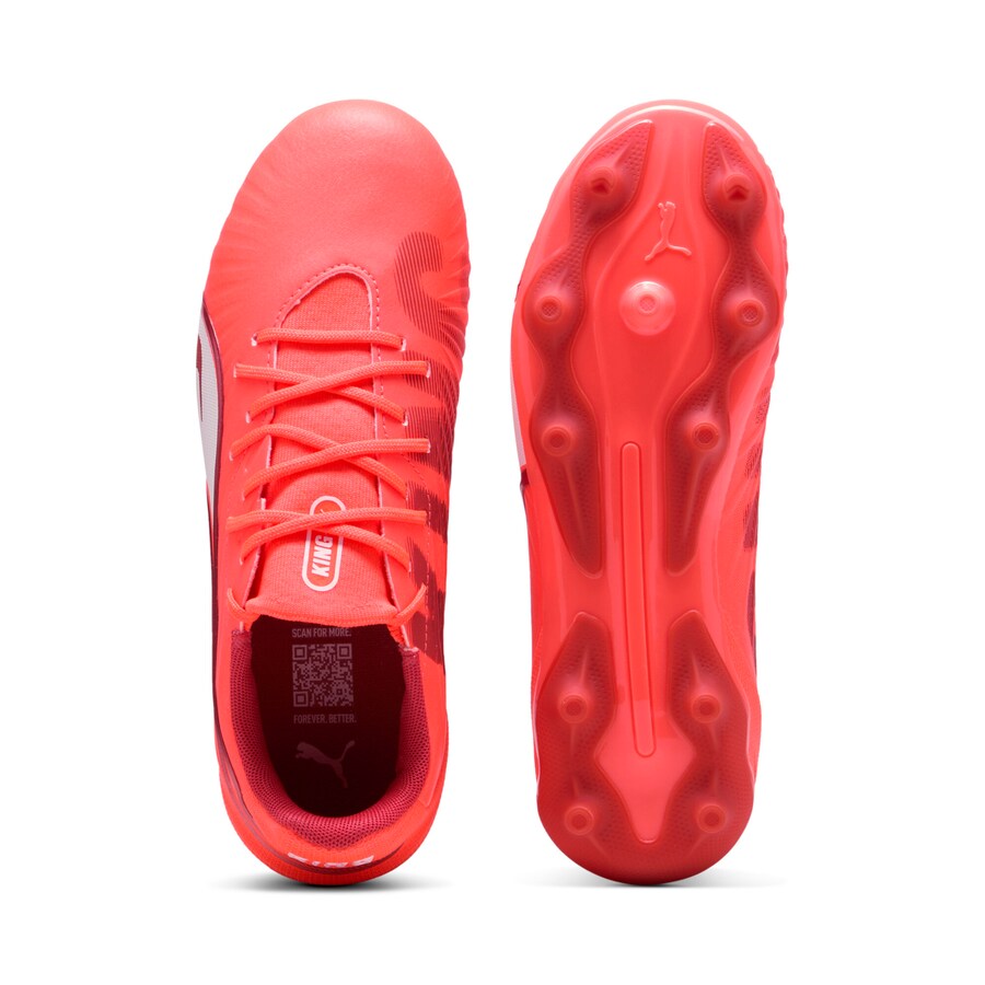 Спортивные кроссовки PUMA King Match, цвет Cherry red/Light red — фото 2