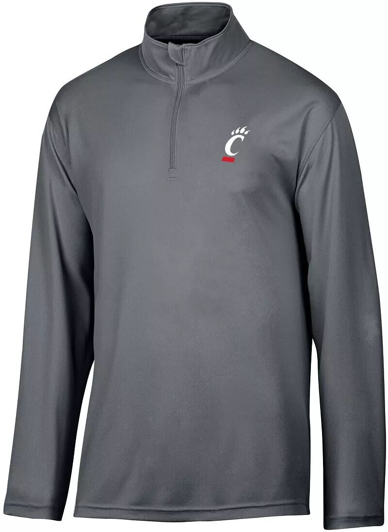 

Мужской серый пуловер на молнии 1/4 Champion Cincinnati Bearcats