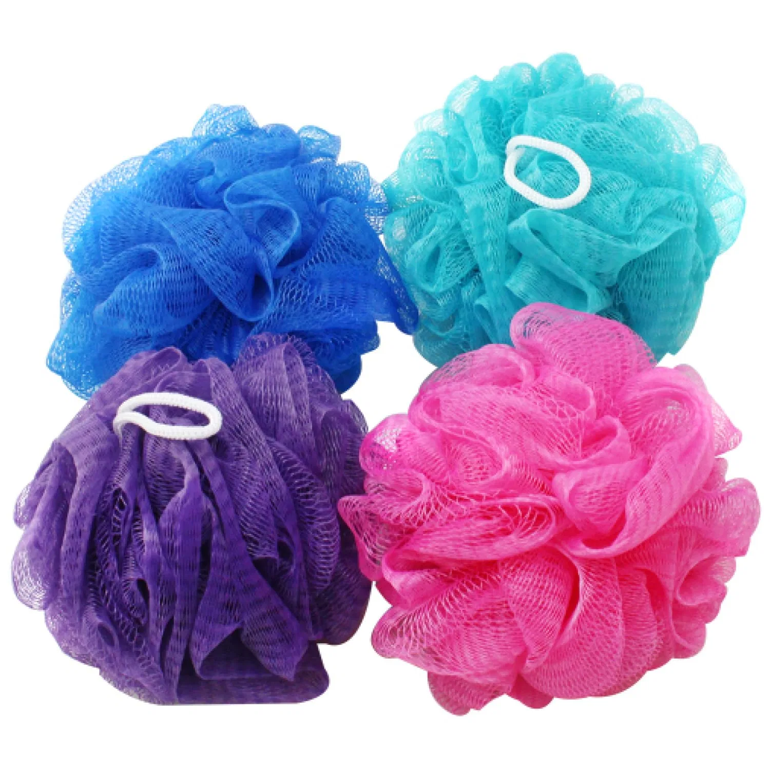 Набор из 4 массажных губок для душа com-four Com-Four, 4-Piece Set, Multicoloured