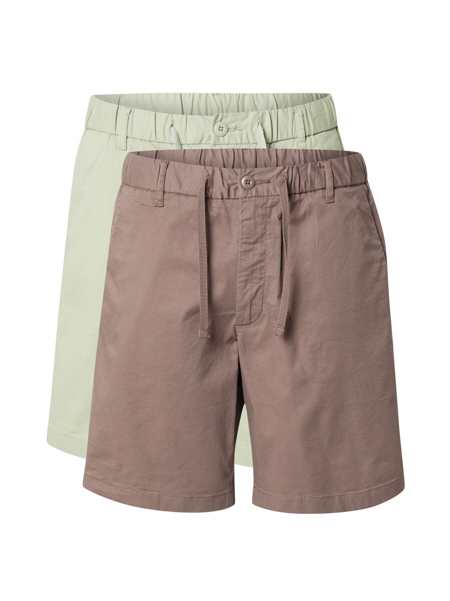 

Свободные брюки-чинос JACK & JONES JPSTJAIDEN, цвет Dark brown/Pastel green