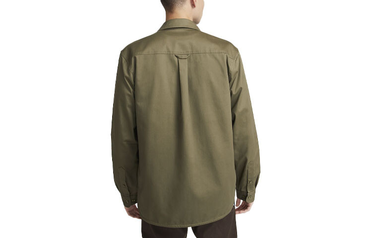 Рубашка унисекс Medium Olive Nike, оливковый — фото 2