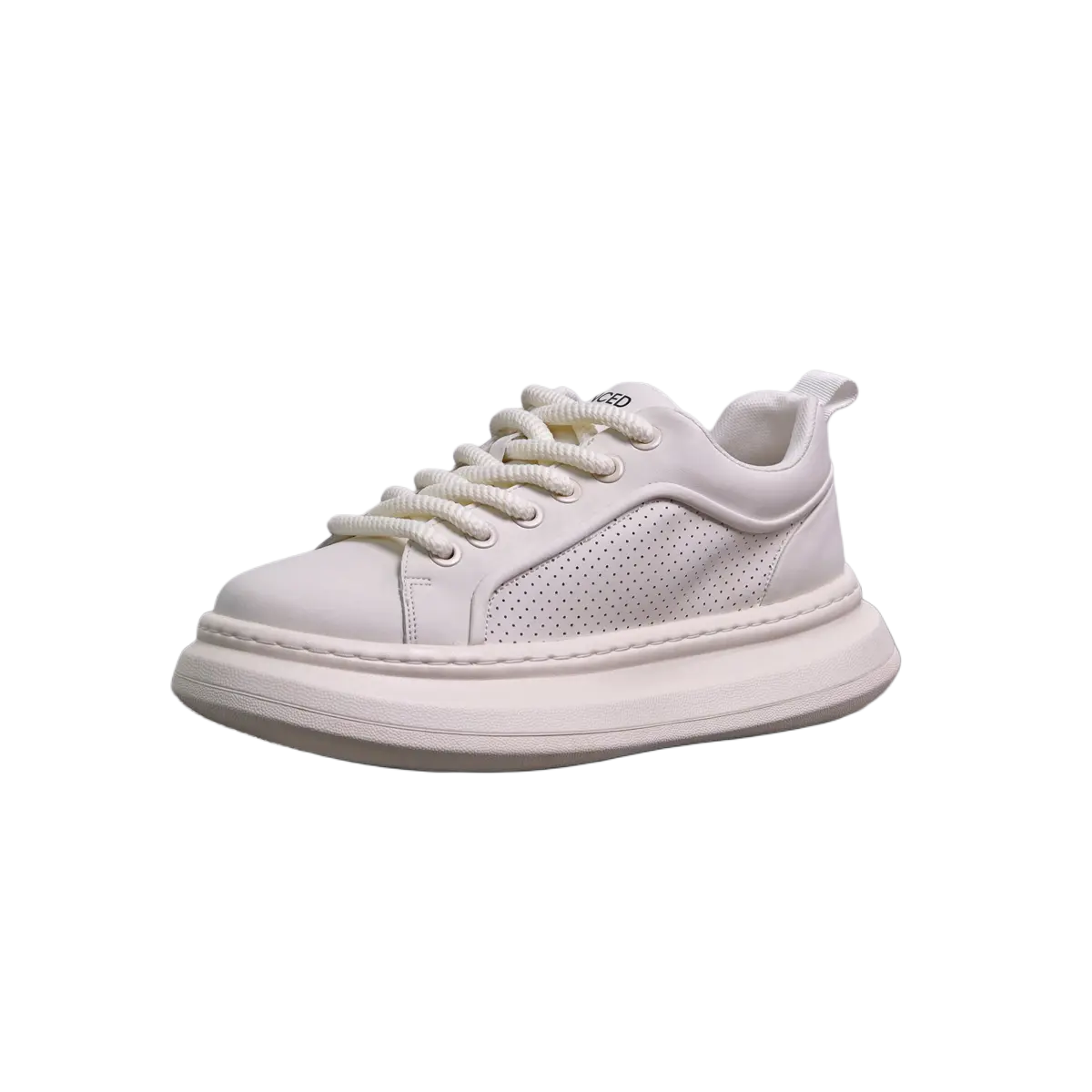 

Banas Низкие скейтерские кроссовки мужские белые неоново-зеленые, цвет White Neon Green