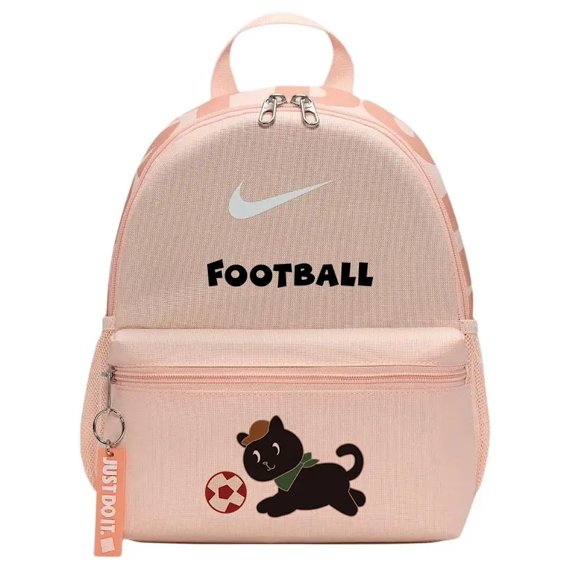 

Nike Тканевый рюкзак унисекс кораллово-красный и абрикосово-желтый, Soccer Cat