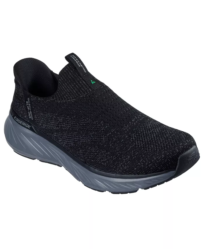 

Мужские слипоны Relaxed Fit: Edgeride - Commissioner повседневные кроссовки от Finish Line Skechers, черный