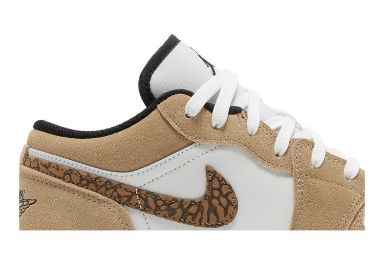 Кроссовки Air Jordan Air Jordan 1 Low SE GS 'Brown Elephant', коричневый — фото 3