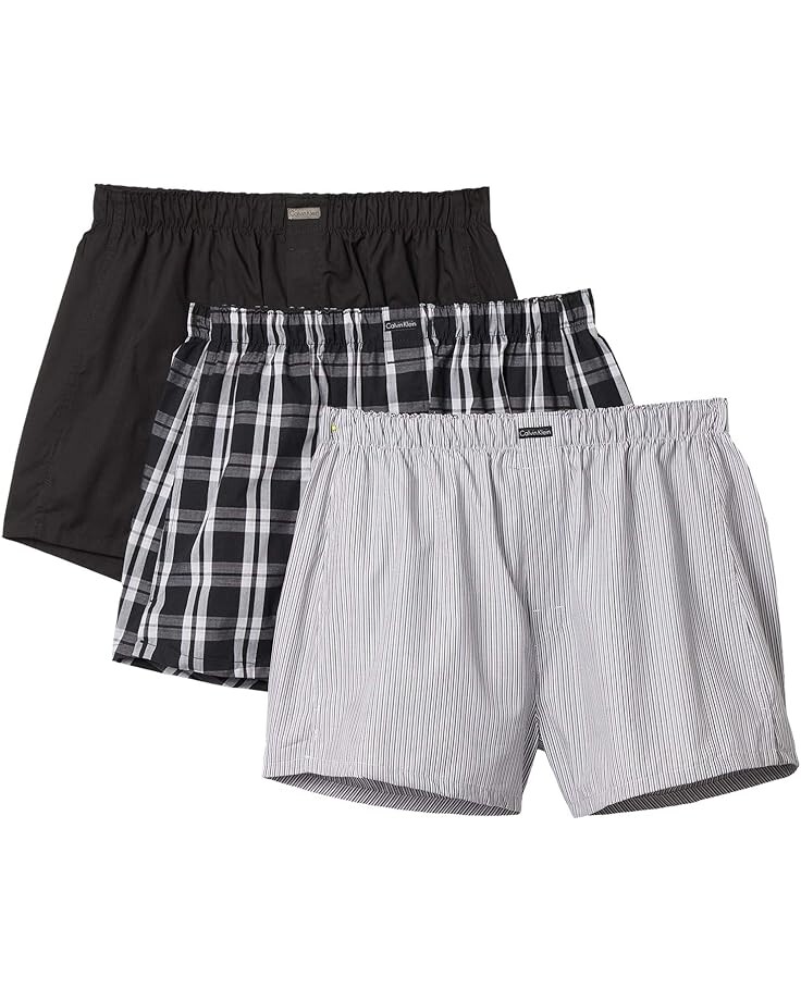 

Боксеры Calvin Klein Underwear Cotton Classics Multipack Pack Woven, черный