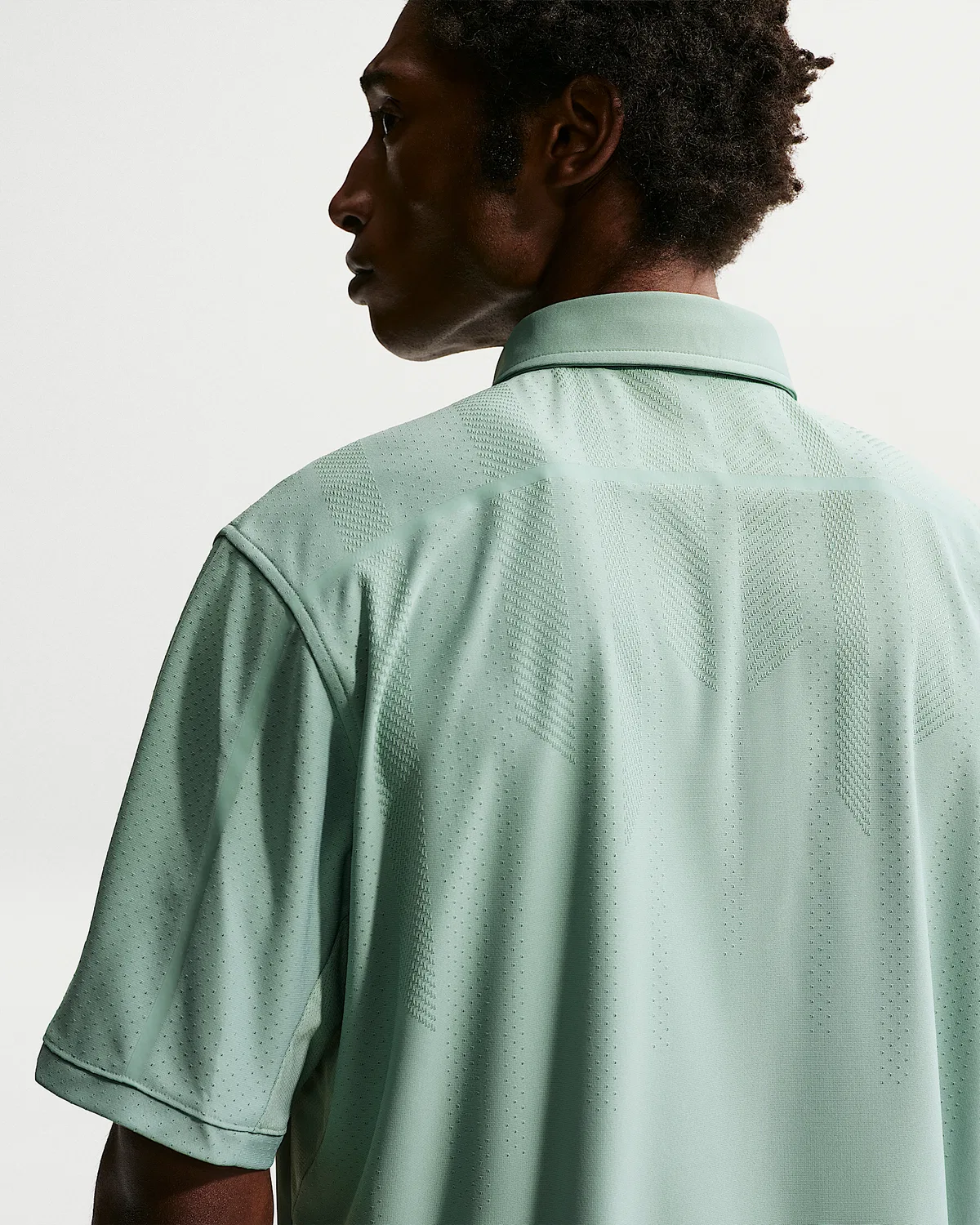 Мужское поло Nike Tailored Performance Dri-FIT Golf, Steam/Steam — фото 2